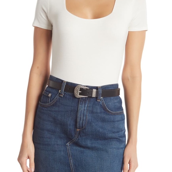 NWT Socialite Square Neck Bodysuit White Small - Picture 12 of 12